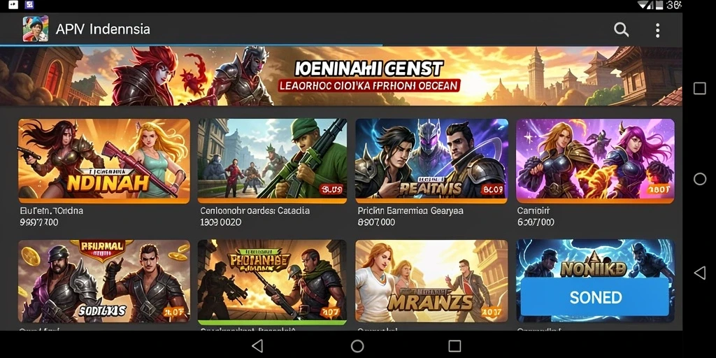 Tampilan antarmuka utama 6RT yang menarik