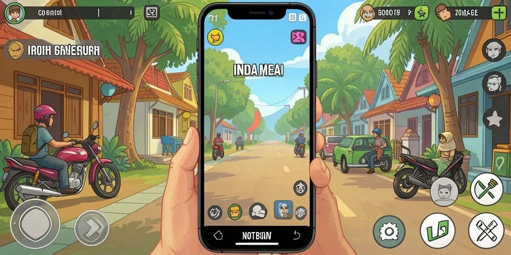 Tampilan antarmuka yang menarik dan user-friendly.