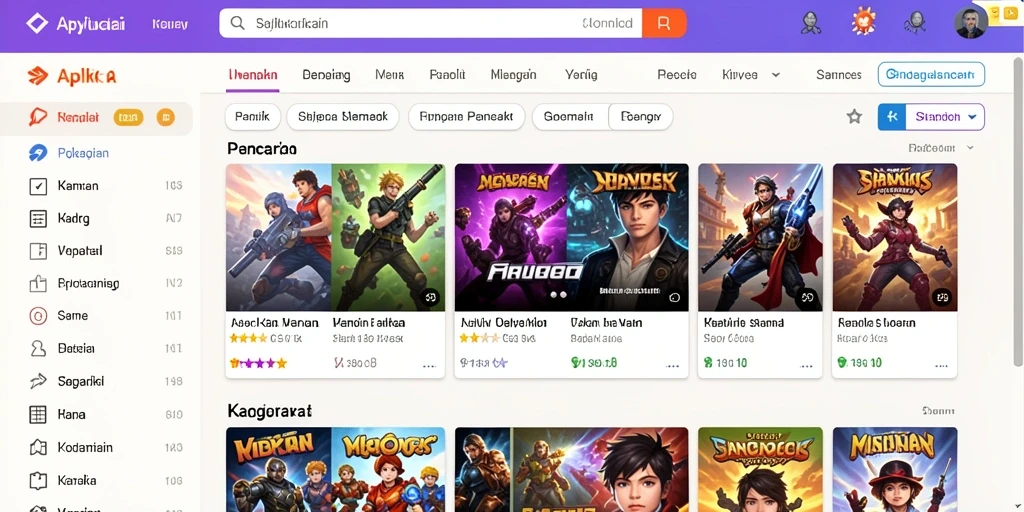 Tampilan antarmuka yang mudah dinavigasi.