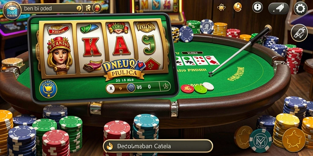 Screenshot tampilan level menantang di A200M.