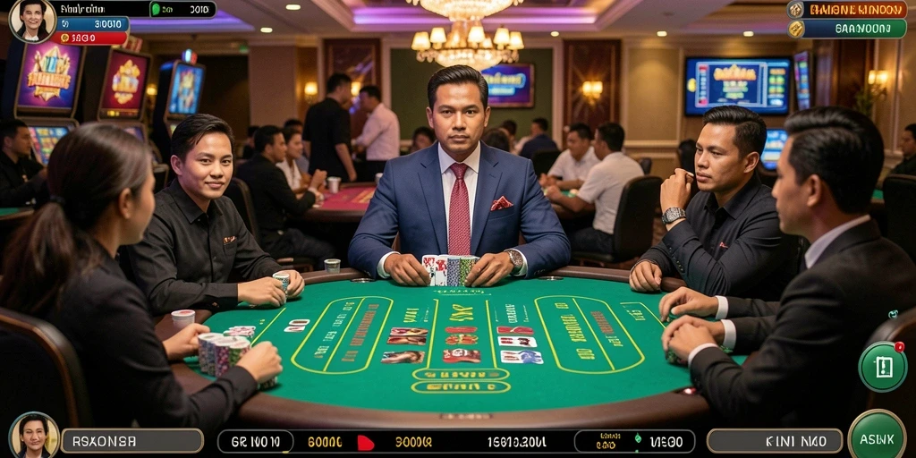 Tangkapan layar yang menunjukkan karakter utama dalam aksi.