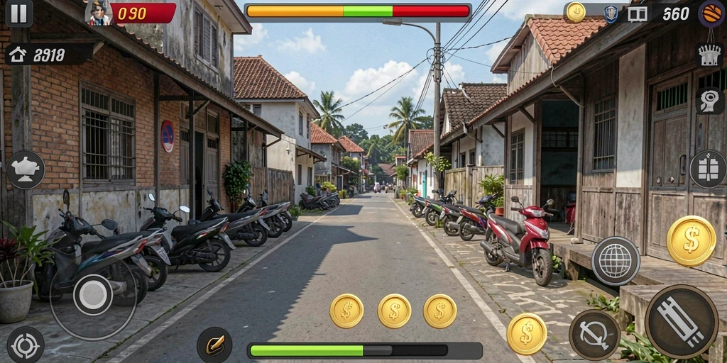 Tampilan antarmuka yang menarik dan modern.