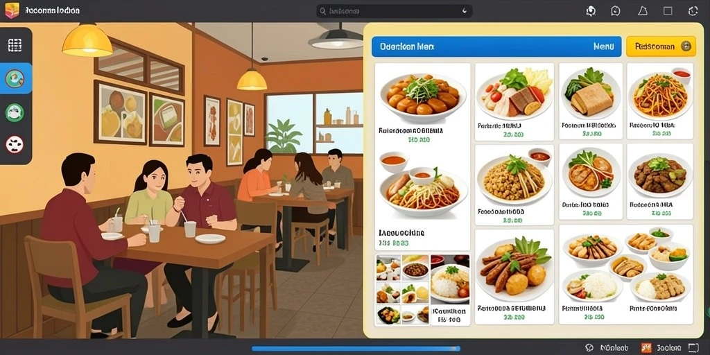 Tampilan antarmuka yang menarik dan modern.