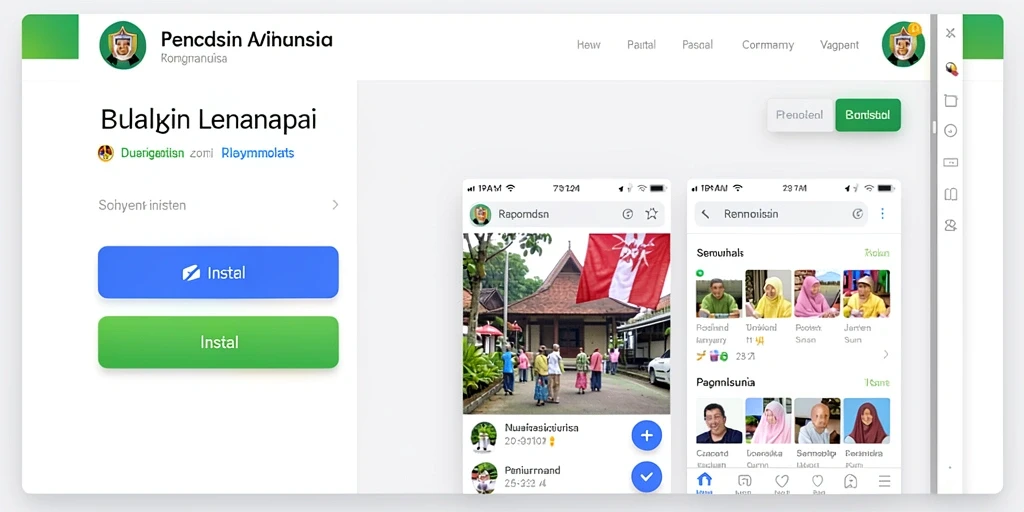 Screenshot menunjukkan antarmuka menarik DUNIA777.