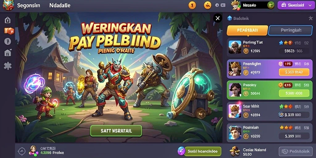 Tampilan awal aplikasi FENDY188 yang menarik dan modern.