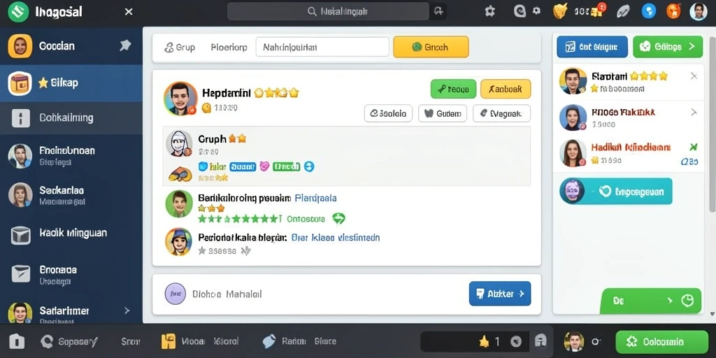 Tampilan antarmuka yang user-friendly dan menarik.