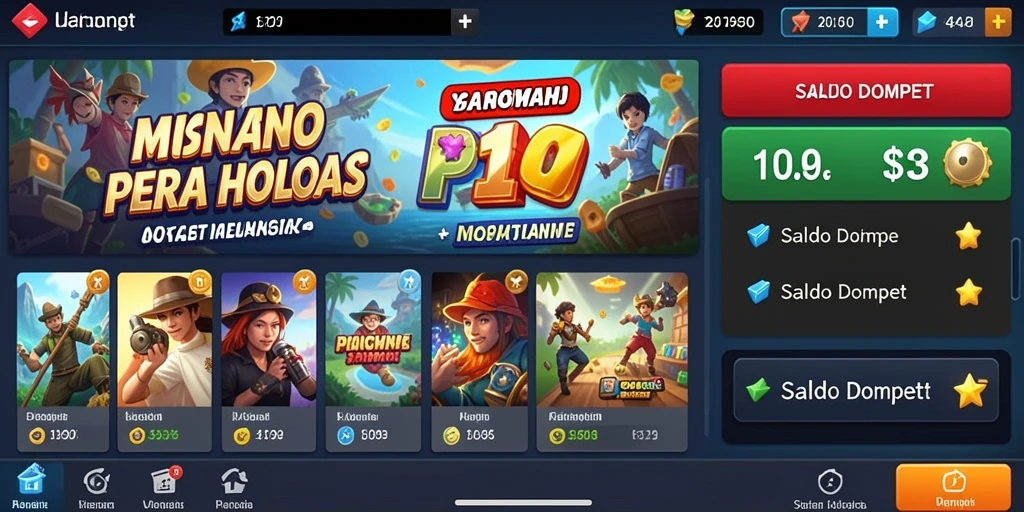 Tampilan antarmuka yang menarik dan modern.