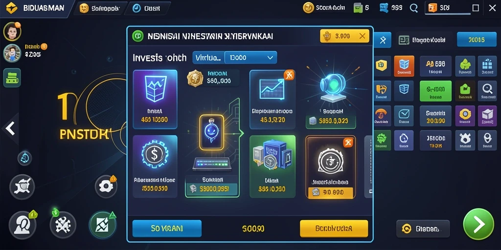 Tampilan menu utama yang modern dan mudah digunakan.