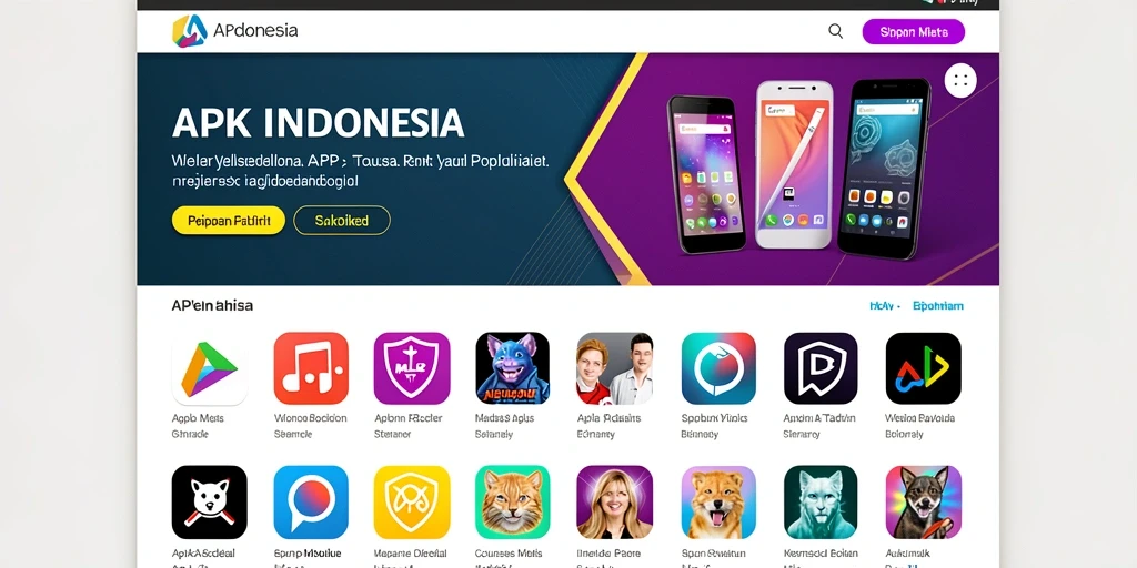 Tampilan awal yang menarik dengan desain antarmuka yang user-friendly.