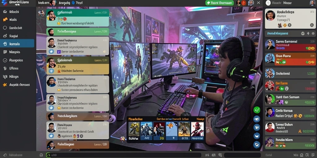 Screenshot menampilkan karakter utama dalam pertempuran epik.