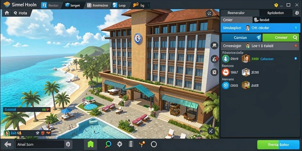 Screenshot menampilkan antarmuka permainan yang menarik.