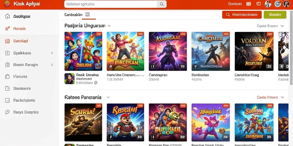 Tampilan antarmuka yang menarik dan intuitif.