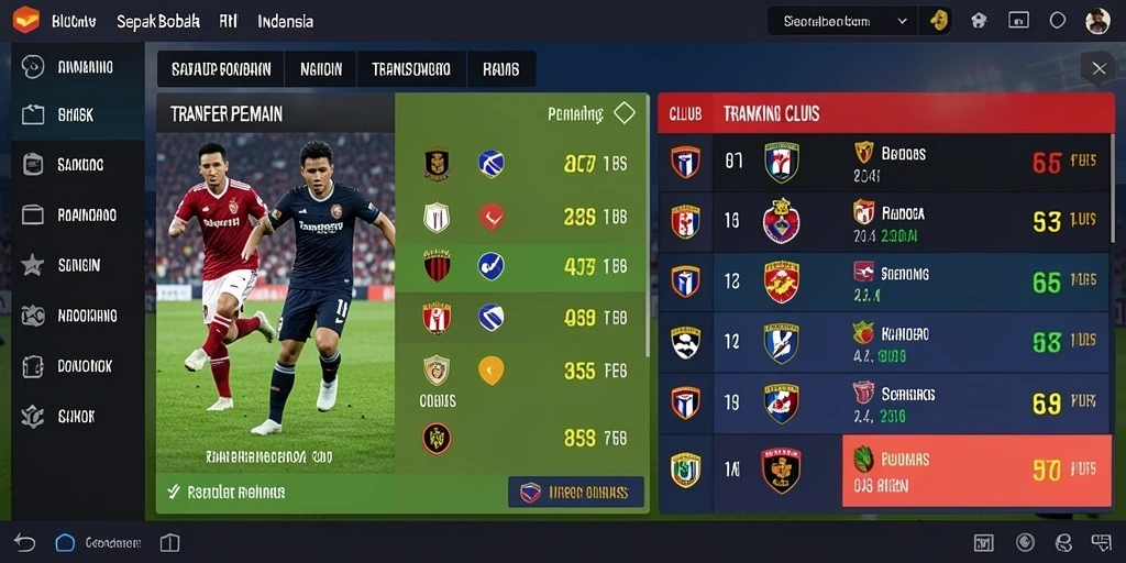 Tampilan grafis yang memukau dalam permainan.