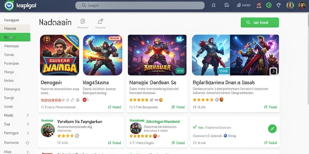 Tampilan antarmuka yang user-friendly.