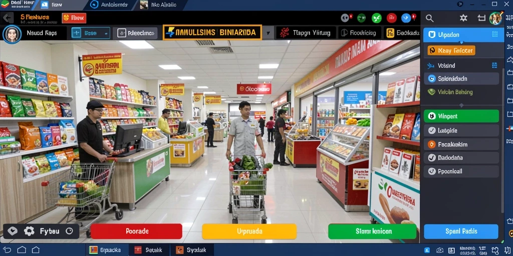 Tampilan karakter utama yang mengesankan.